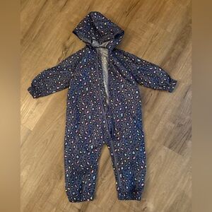 🌺10/$20 Blue Cheetah Print Toddler Girls One Piece Splash Suit